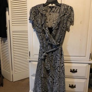Black and gray MSK size 8 dress